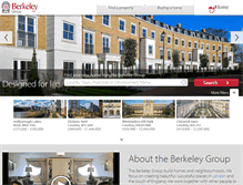 Tablet Screenshot of berkeleygroup.co.uk
